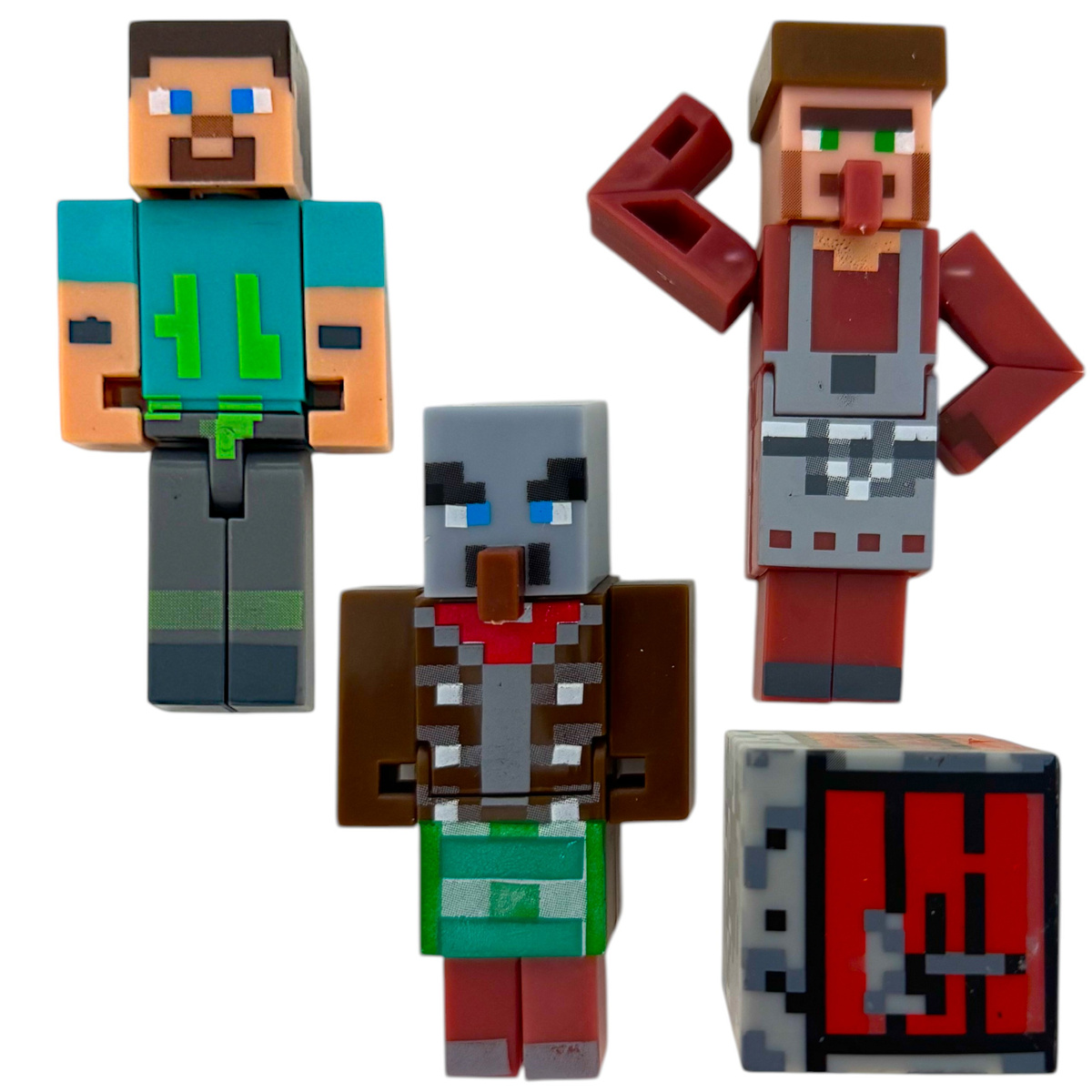 MINECRAFT - ZESTAW FIGUREK 6w1 STEVE FIGURKI + AKCESORIA