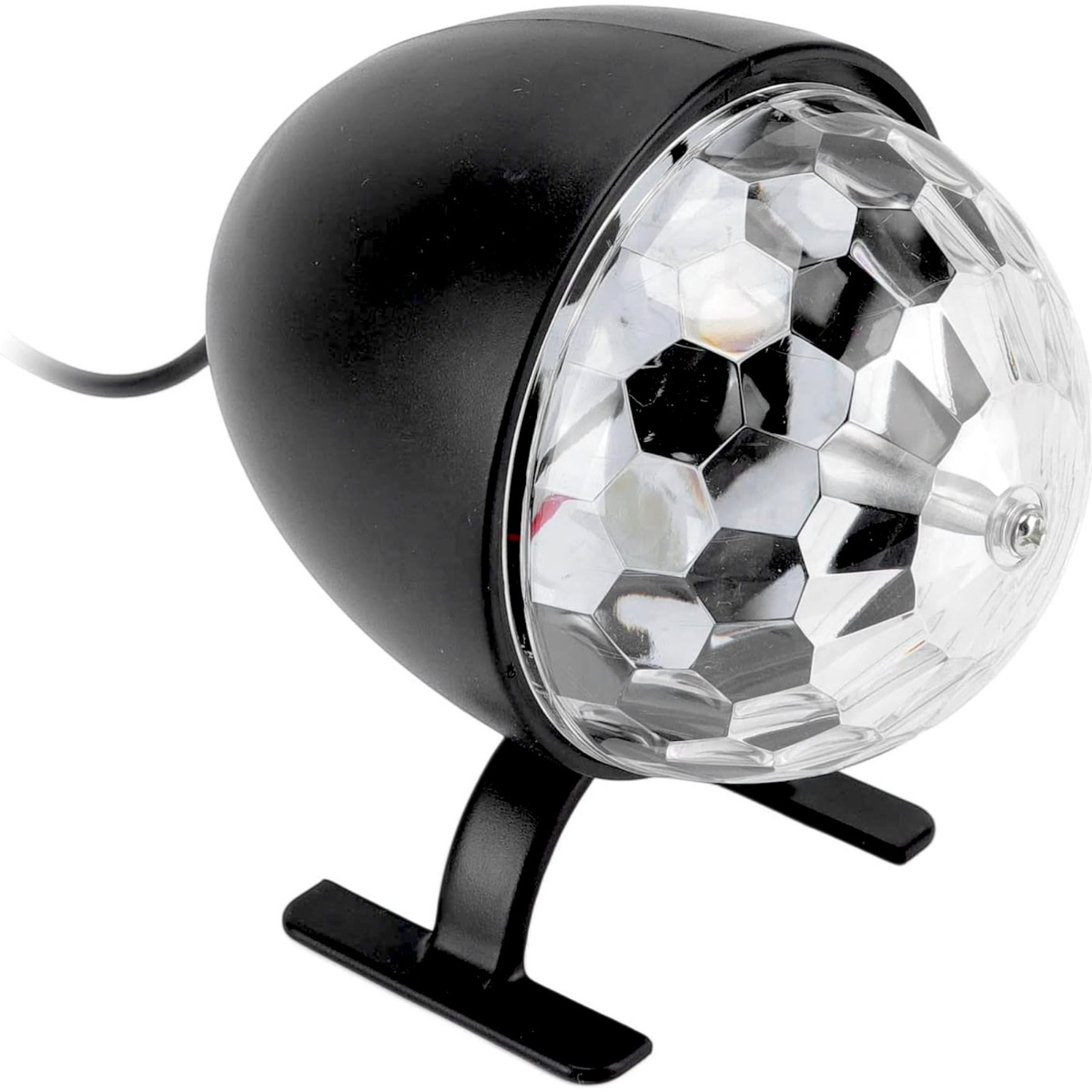 MINI KULA DYSKOTEKOWA LAMPA OBROTOWA KOLOROWA NA IMPREZĘ REFLEKTOR LED RGB