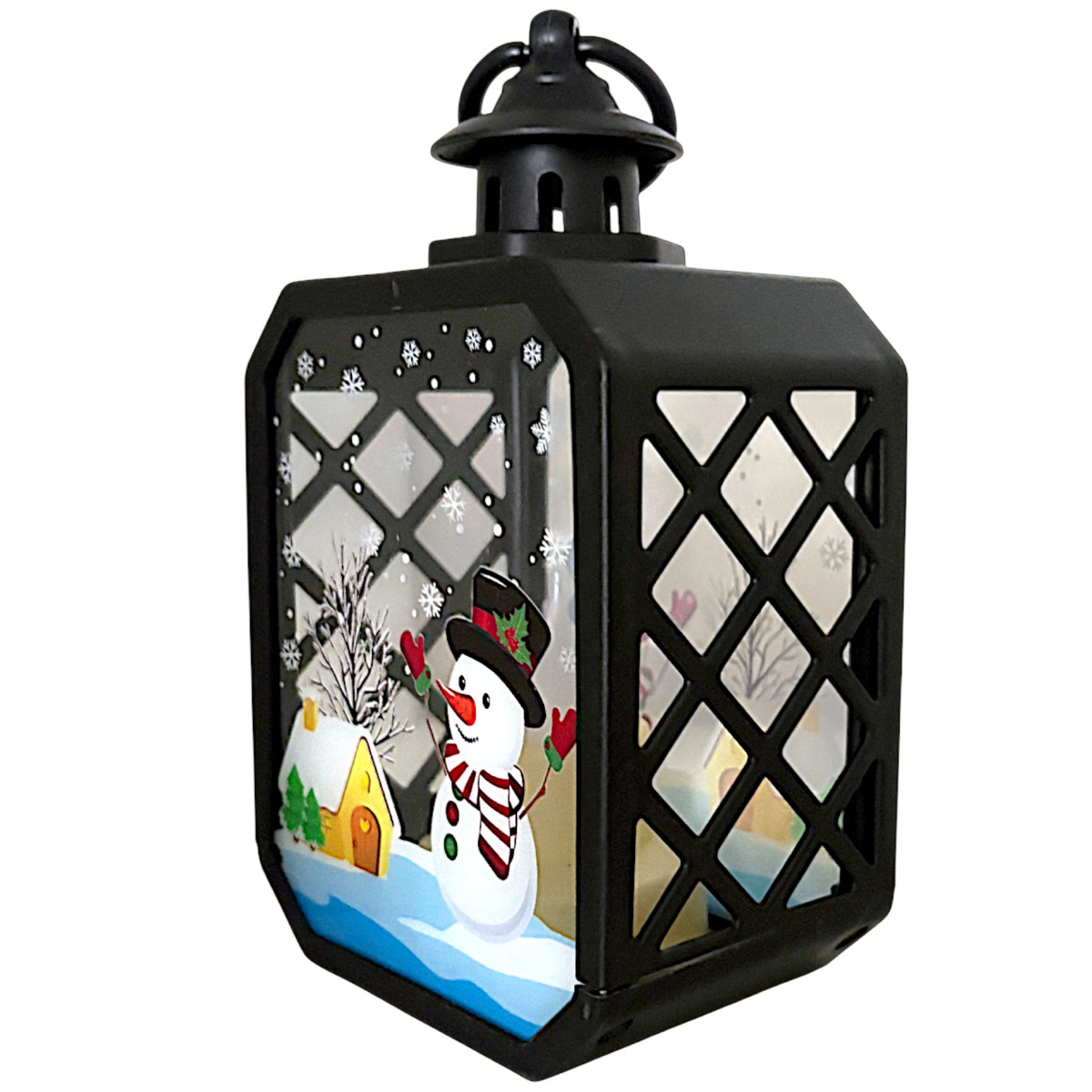 LAMPKA ŚWIĄTECZNA LATARENKA BOŻE NARODZENIE MAGICZNY LAMPION LED MIKOŁAJ