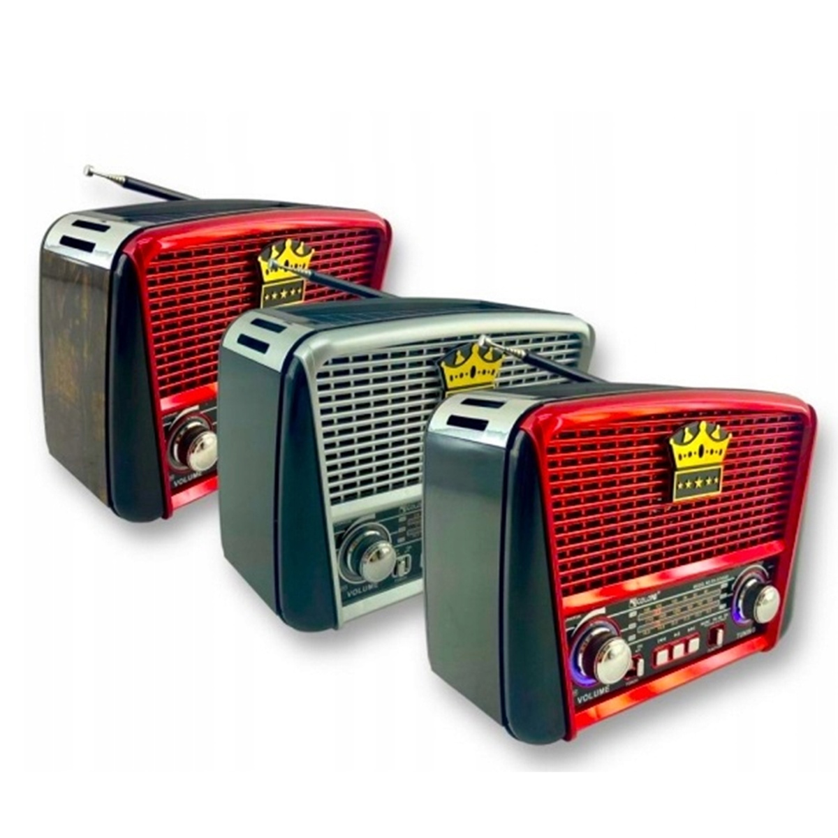 Radio Retro Solarne z USB – Twoje stylowe i funkcjonalne centrum muzyczne!
