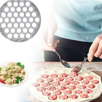 FOREMKA DO PIEROGÓW USZEK RAVIOLI PIEROŻNICA METALOWA 37 PIEROGÓW DUŻA 25CM