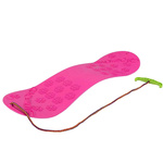 Snowboard plastikowy ślizg różowy
