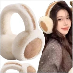 NAUSZNIKI ZIMOWE Z FUTERKIEM OPASKA NA USZY MIĘKKIE FUTERKOWE CIEPŁE