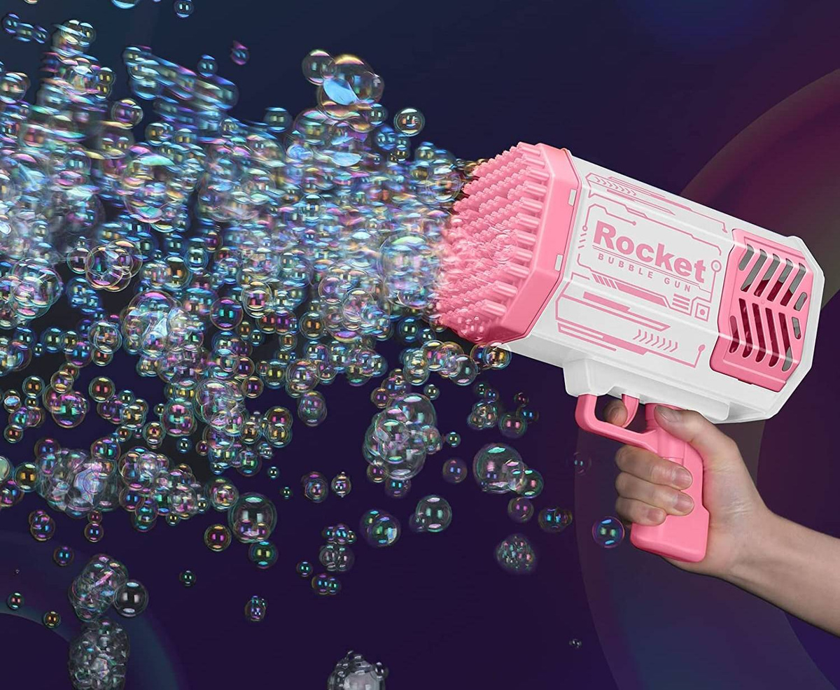 Pistolet wyrzutnia do robienia baniek mydlanych 69