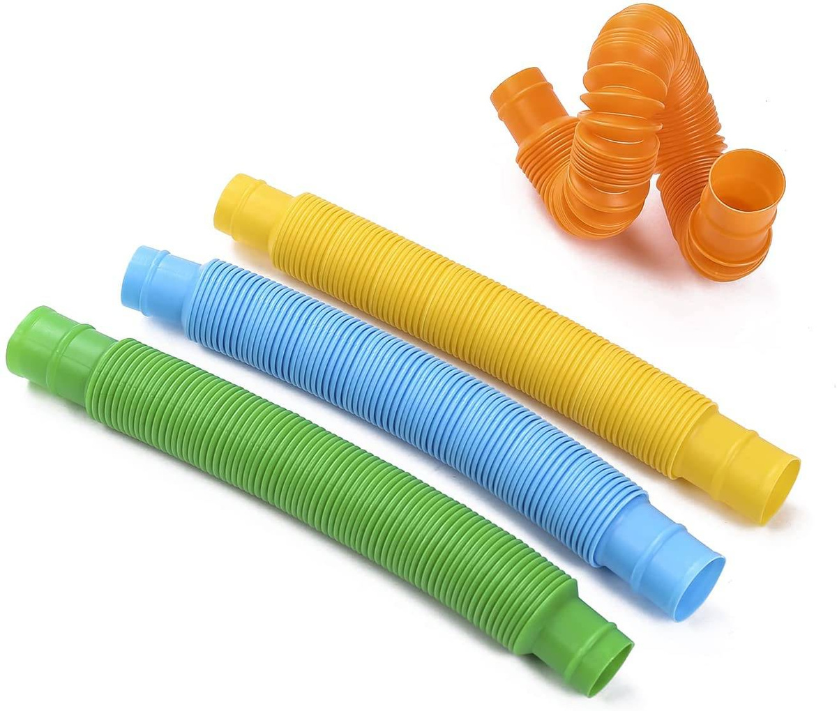 RURKA ANTYSTRESOWA RURKI SENSORYCZNE MEGA ZESTAW 24 SZTUKI FIDGET ZABAWKA