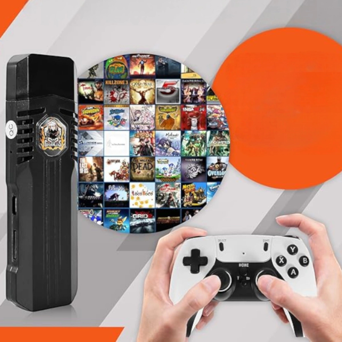 PROJEKTOR 4K LED KONSOLA GAME STICK PRO ANDROID 2 PADY GRY PILOT WIFI USB