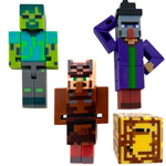 MINECRAFT ZESTAW FIGUREK 6w1 FIGURKI Z GRY VILAGER ZOMBIE DUŻY ZESTAW 6w1