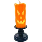 LAMPKA ELEKTRYCZNA NA HALLOWEEN OZDOBA ŚWIECZKA DYNIA ŚWIECA LED 13CM