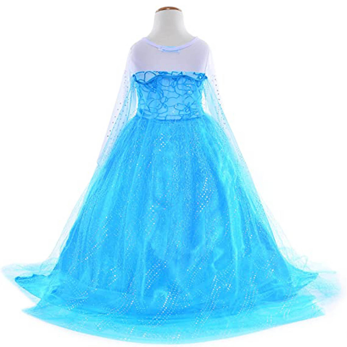 Strój Dla Dzieci Elsa rozm.100 (XS) + Peruka z warkoczem Elsy