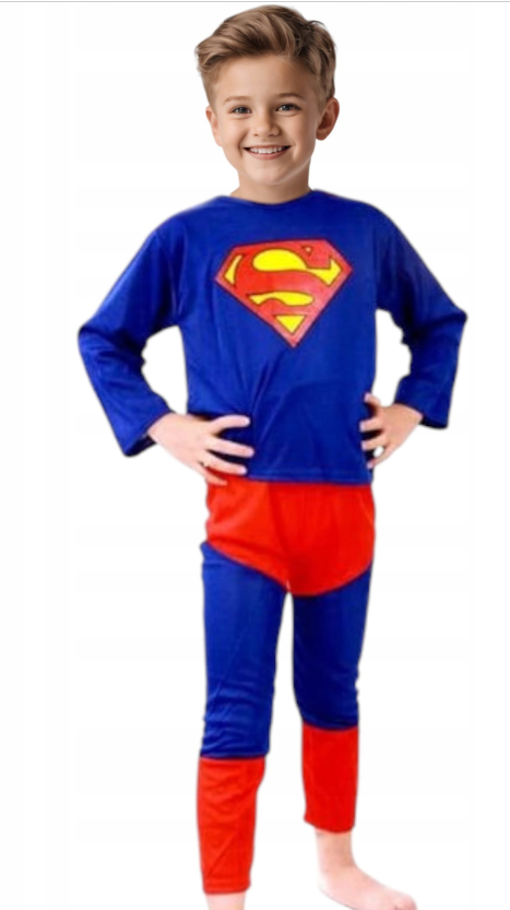 SUPERMAN - STRÓJ DLA CHŁOPCA rozmiar M