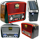 Radio Retro Solarne z USB – Twoje stylowe i funkcjonalne centrum muzyczne!