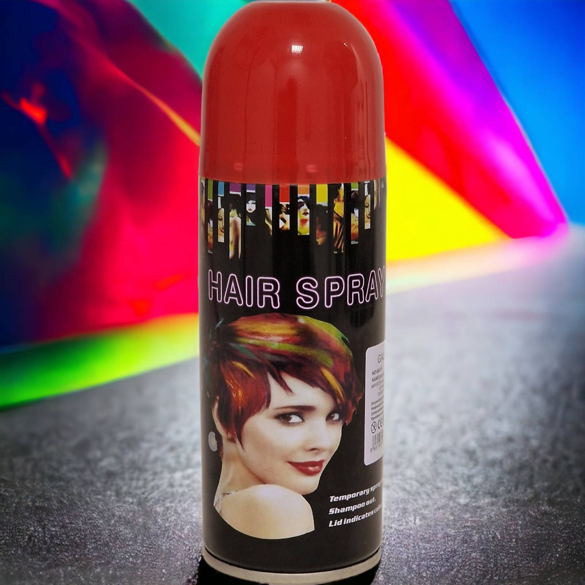 Kolorowy Spray do włosów, farba zmywalna koloryzująca ZIELONA
