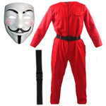ANONYMOUS Strój Vendetta Stop Acta  Kombinezon rozm..L