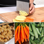 NOŻYK KARBOWANY DO WYKRAJANIA FRYTEK CHIPSÓW KRAJACZ FALOWANY DO WARZYW NÓŻ