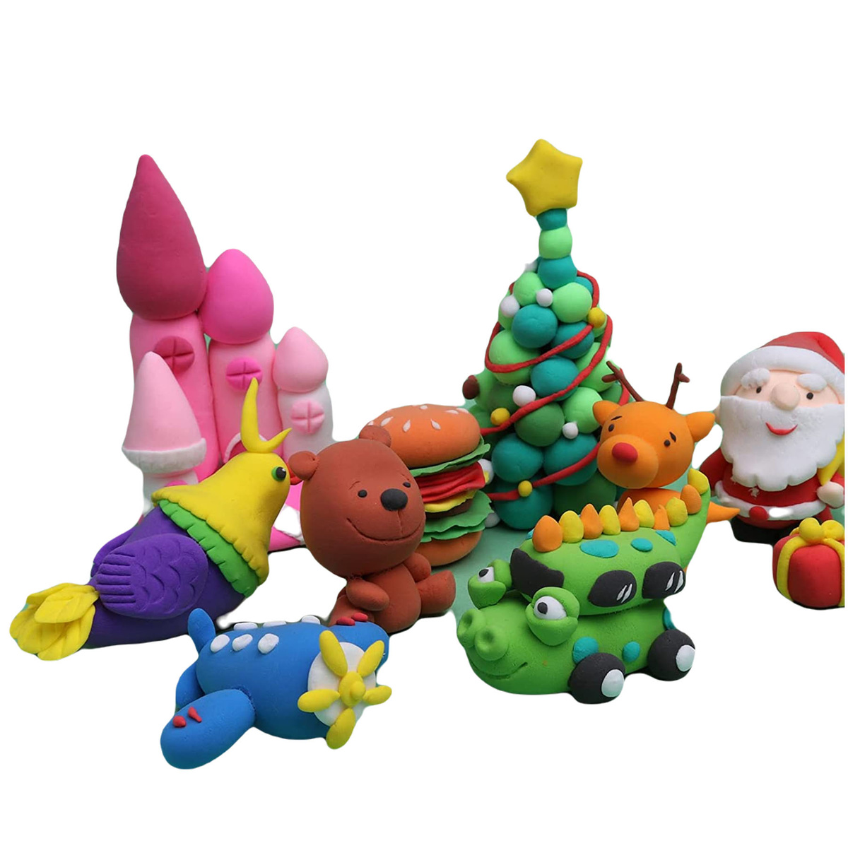 Magic Clay Magiczna Piankolina Sensoryczna 24 kolory + Duże pudełko