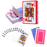 GRA KARCIANA KARTY DO GRY POKER MAKAO 2 TALIE KOŚCI RODZINNA GRA KARCIANA