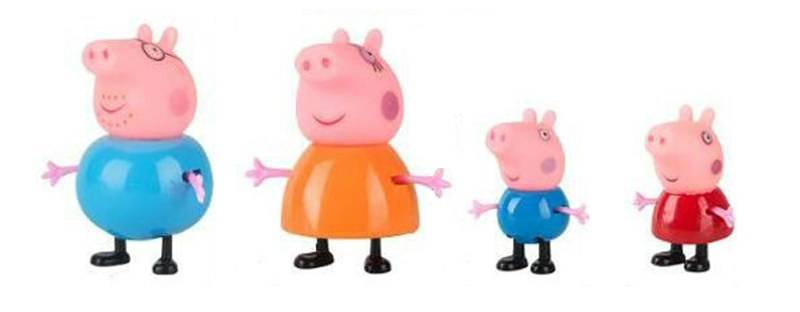 Zestaw 6 figurek - Rodzina Świnki Peppy