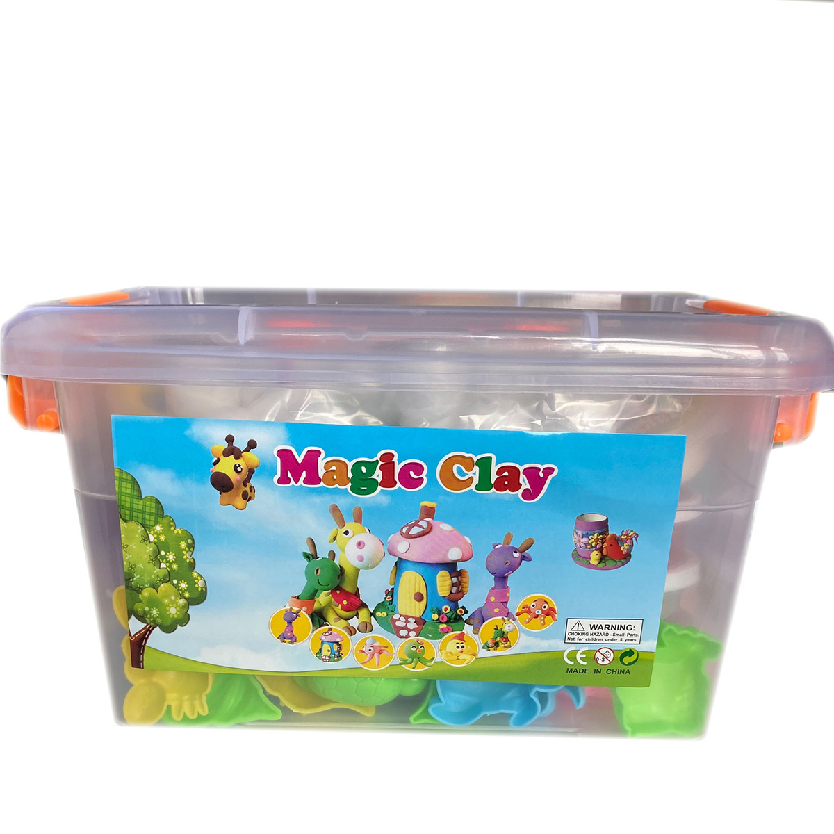 Magic Clay Magiczna Piankolina Sensoryczna 24 kolory + Duże pudełko