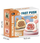 QUICK PUSH KLASYCZNY Z USZKAMI POP IT ! ZABAWKA ANTYSTRESOWA