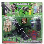 MINECRAFT Duży Zestaw Figurek + Akcesoria