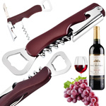 OTWIERACZ DO PIWA DO BUTELEK KIESZONKOWY KORKOCIĄG DO WINA NOŻYK DO FOLI