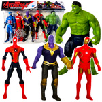 AVENGERS - ZESTAW 5 FIGUREK SUPERBOHATERÓW + AKCESORIA MARVEL