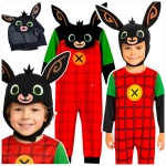 STRÓJ KRÓLIK BING PRZEBRANIE NA BAL HALLOWEEN KARNAWAŁ KOSTIUM + MASKA