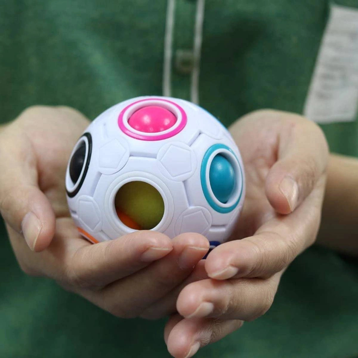 MAGICZNA PIŁKA ANTYSTRESOWA GNIOTEK PIŁECZKA FIDGET ZABAWKA SENSORYCZNA