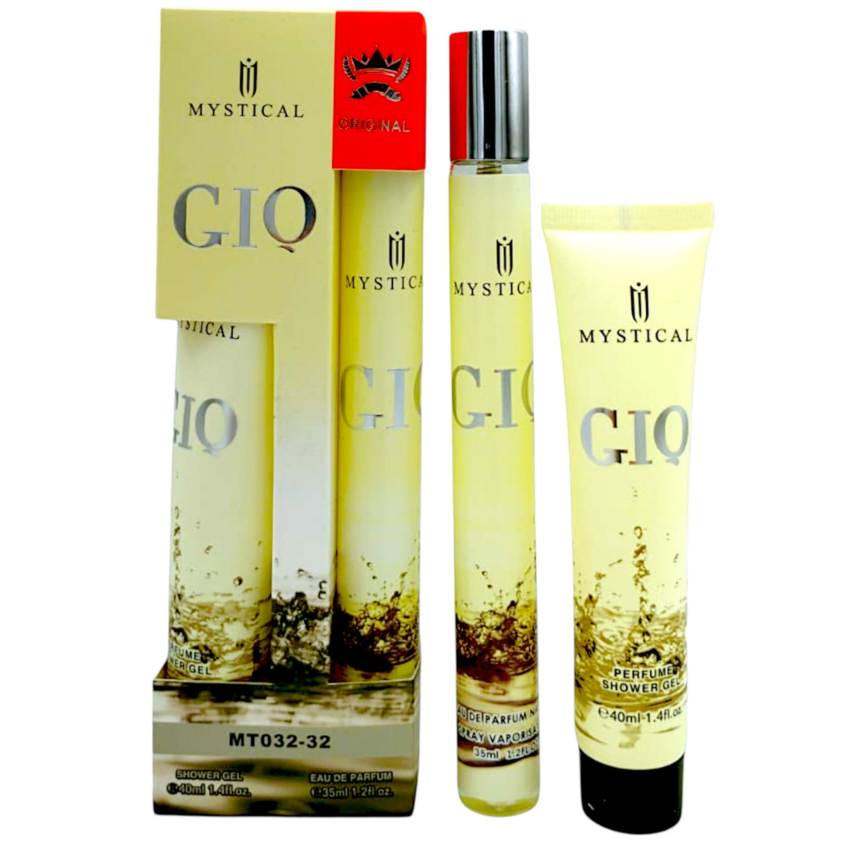 Mini Zestaw Perfumetka GIQ 35 ml & Żel pod Prysznic