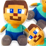 MINECRAFT WODNY ŚWIAT - MASKOTKA JEŻDŻĄCY STEVE 18cm MINECRAFT LEGENDS GADŻETY DLA GRACZY