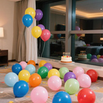 ZESTAW KOLOROWYCH BALONÓW URODZINOWYCH 8szt. NA URODZINY IMPREZĘ