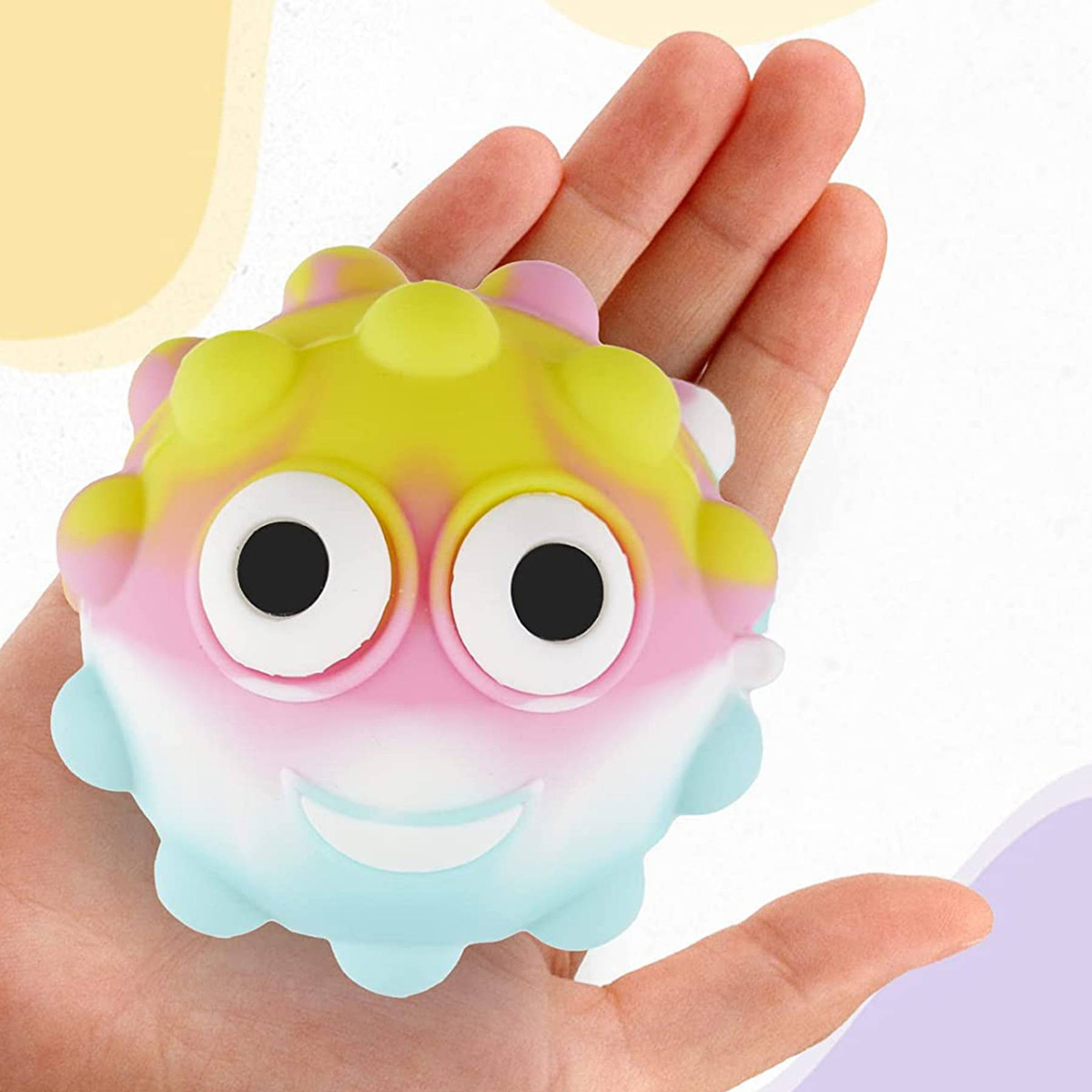 POP IT! Zabawka Sensoryczna Piłka Gniotek z oczami