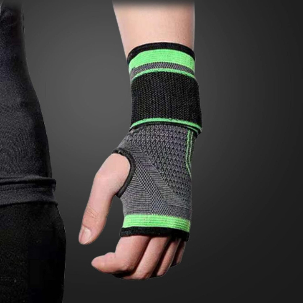 STABILIZATOR NADGARSTKA OPASKA NA NADGARSTEK ELASTYCZNA USZYTWNIACZ DŁONI