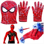 SPIDERMAN MEGA ZESTAW 5w1 FIGURKA 2x RĘKAWICA WYRZUTNIA SIECI MASKA KOSTIUM