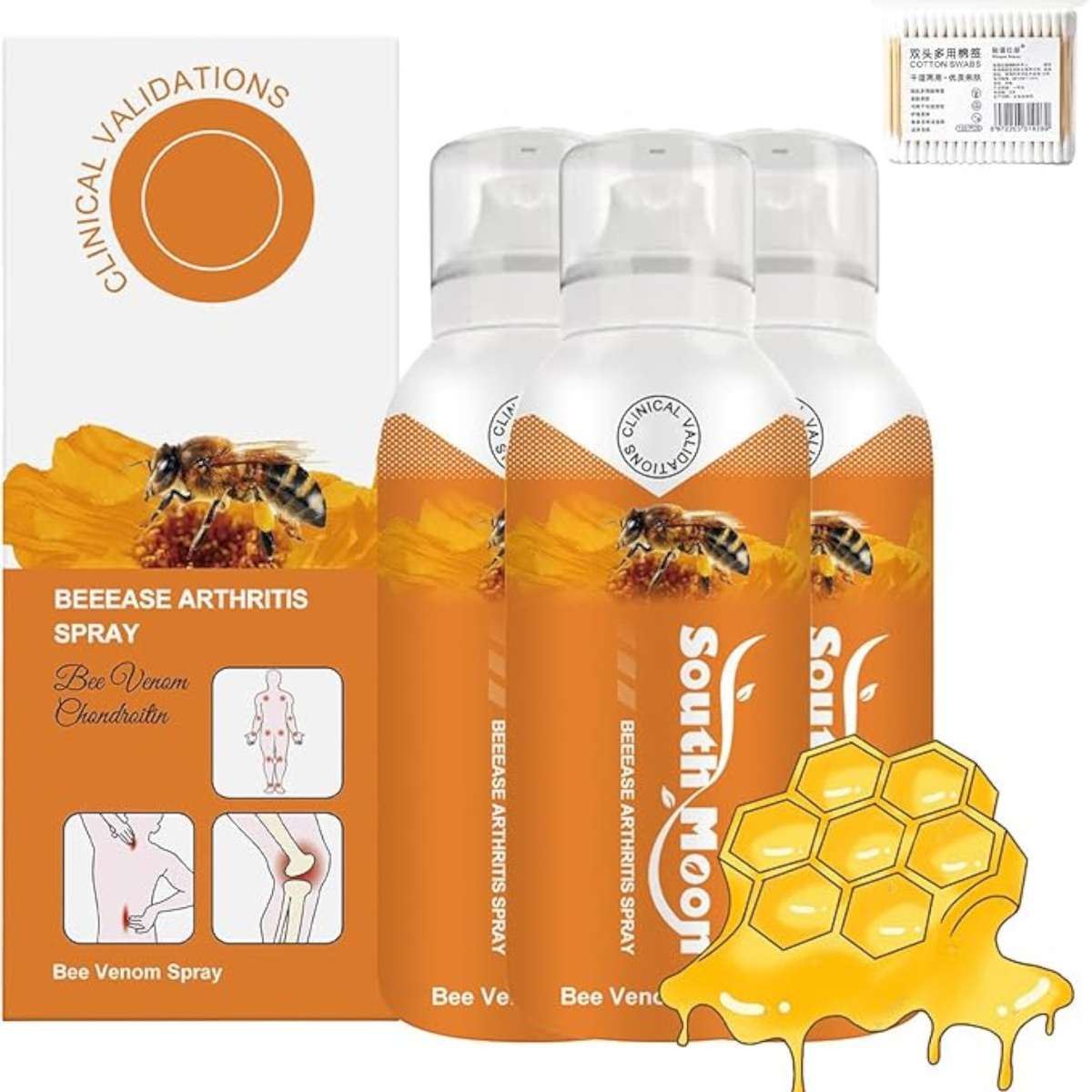 SOUTH MOON Przeciwbólowy Spray na Bóle Mięśni Stawów 100 ML
