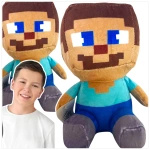 DUŻA PLUSZOWA MASKOTKA MINECRAFT STEVE PLUSZAK POSTAĆ Z GRY PRZYTULANKA