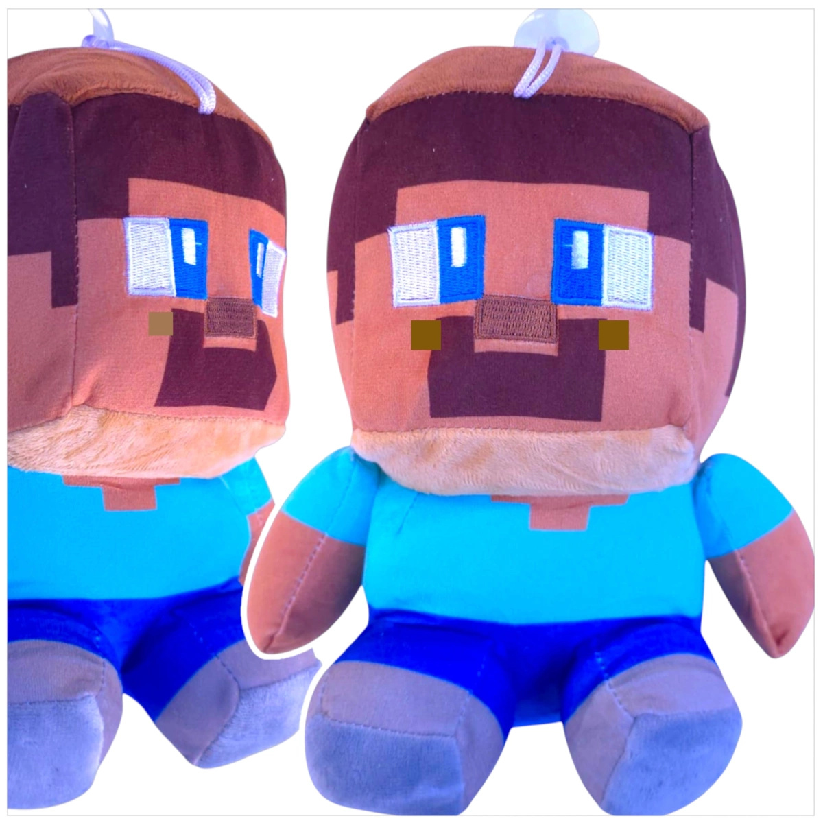 DUŻA PLUSZOWA MASKOTKA MINECRAFT STEVE PLUSZAK POSTAĆ Z GRY PRZYTULANKA