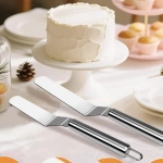 ŁOPATKA CUKIERNICZA DO KREMU SZPATUŁKA DO TORTU NÓŻ ZE STALI NIERDZEWNEJ 
