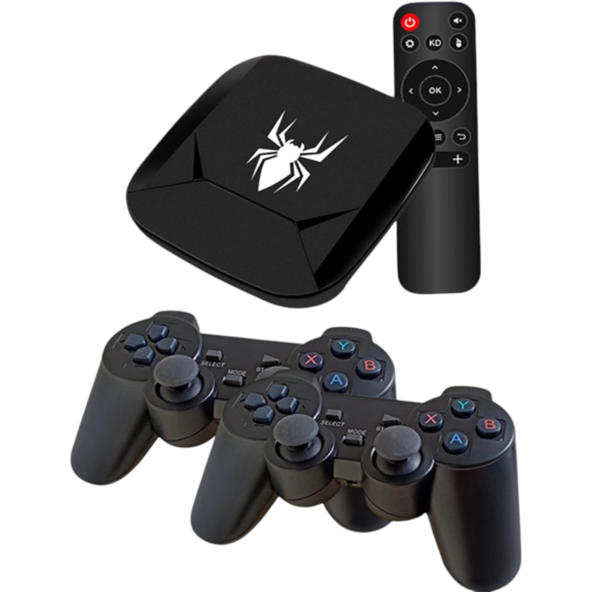 MEGA ZESTAW PROJEKTOR RZUTNIK ANDROID + KONSOLA RETRO 2x PAD 