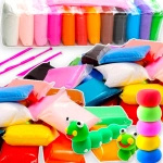 SUPER CLAY PLASTELINA GLINA PIANKOLINA POLIMEROWA 12 KOLORÓW KREATYWNA