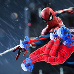 SPIDERMAN MEGA ZESTAW 5w1 FIGURKA 2x RĘKAWICA WYRZUTNIA SIECI MASKA KOSTIUM