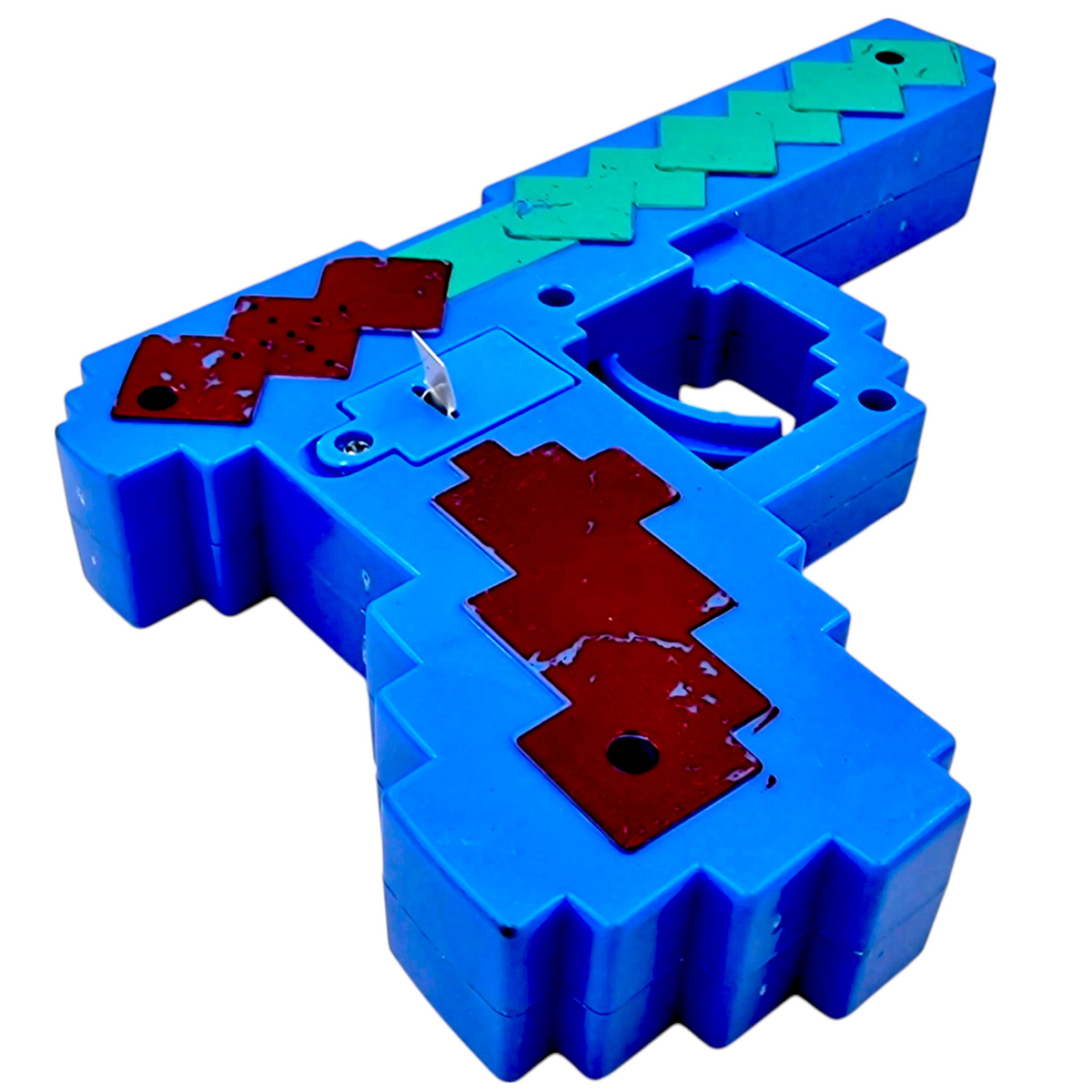 MINECRAFT FIGURKI ALEX ZOMBIE ZŁOTA ZBROJA ZESTAW 10w1 PISTOLET AKCESORIA