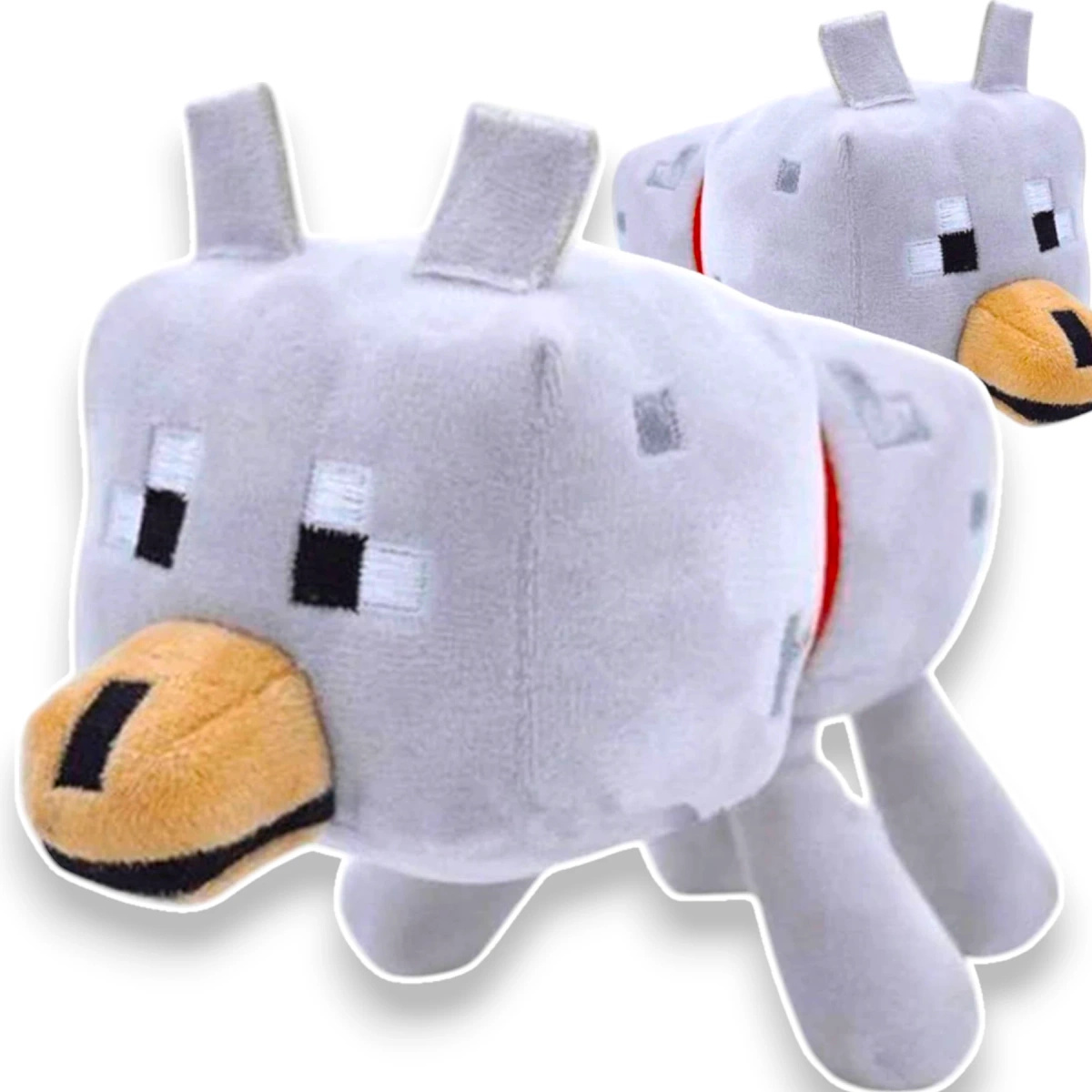 MINECRAFT - MASKOTKA PIES 23cm MINECRAFT LEGENDS GADŻETY DLA GRACZY