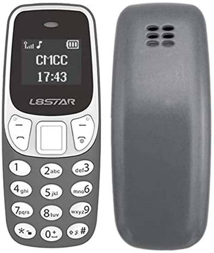 Mini Telefon komórkowy BM10 DualSIM Szary