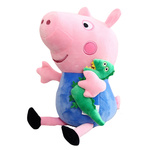 ŚWINKA PEPPA Zestaw Pluszowych Maskotek George i Peppa 32cm
