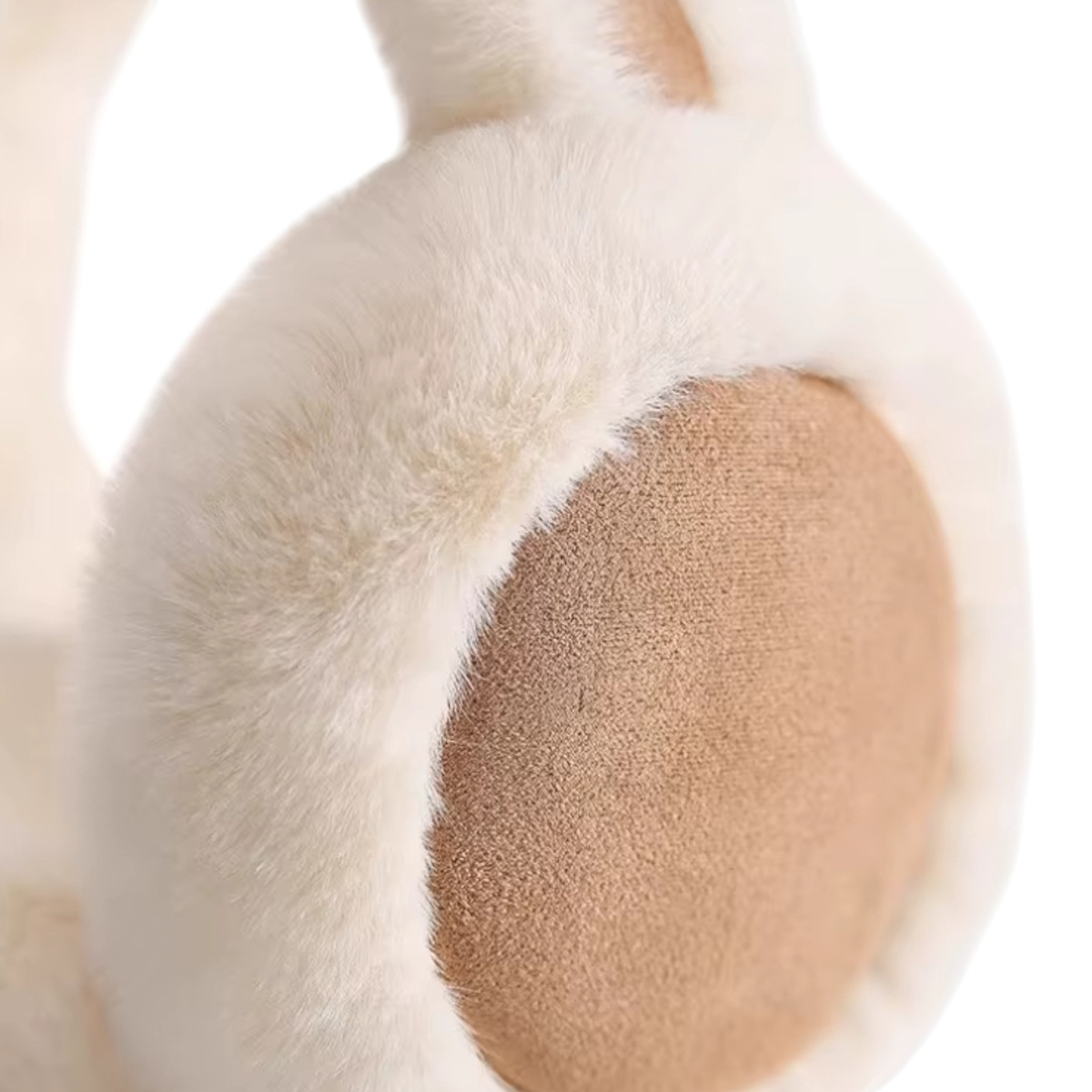 NAUSZNIKI ZIMOWE Z FUTERKIEM OPASKA NA USZY MIĘKKIE FUTERKOWE CIEPŁE