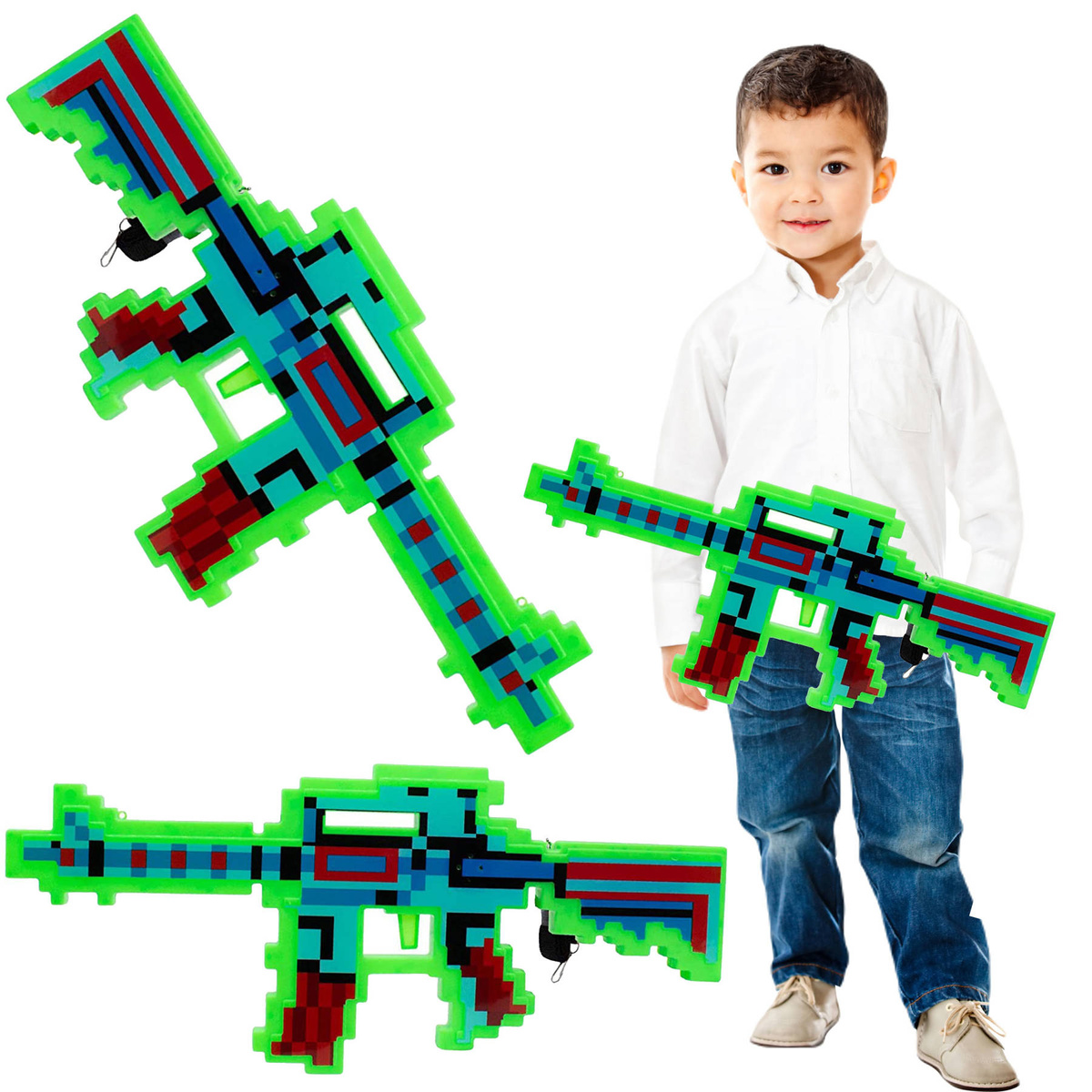 MINECRAFT Karabin Pixel Zielony