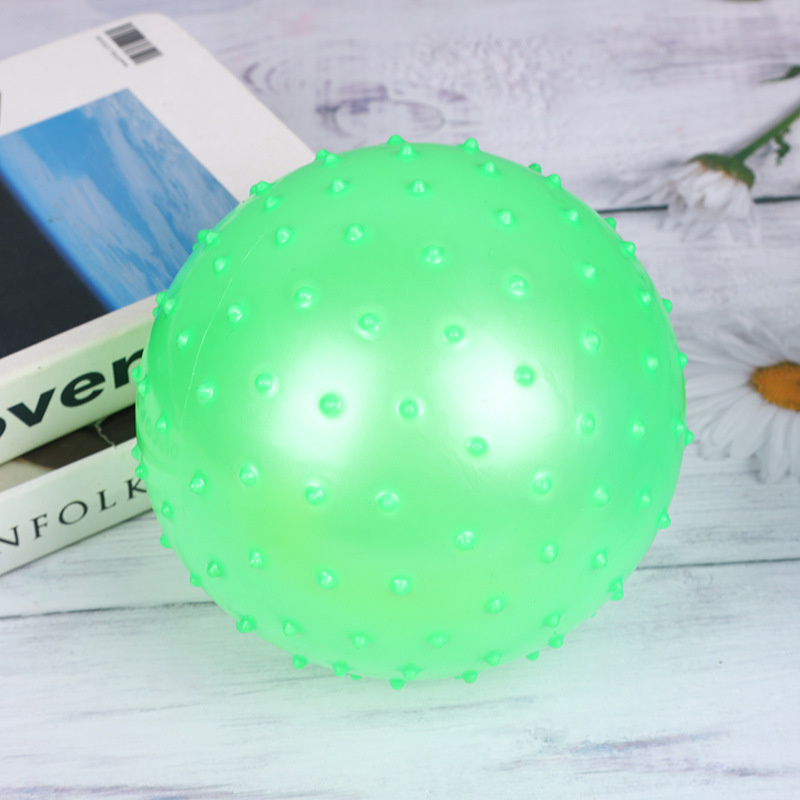 PIŁKA PLAŻOWA OGRODOWA DO BASENU NAD WODĘ DMUCHANA DLA DZIECI Z KOLCAMI