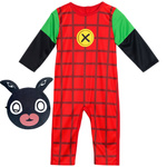 STRÓJ KRÓLIK BING PRZEBRANIE NA BAL HALLOWEEN KARNAWAŁ KOSTIUM + MASKA 