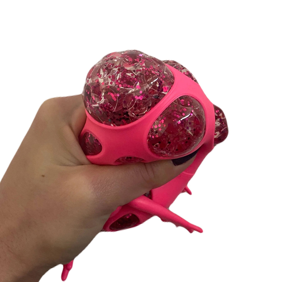 ZABAWKA ANTYSTRESOWA GNIOTEK ANTYSRESOWY ŻABA Z KULKAMI DLA DZIECI DOROSŁY